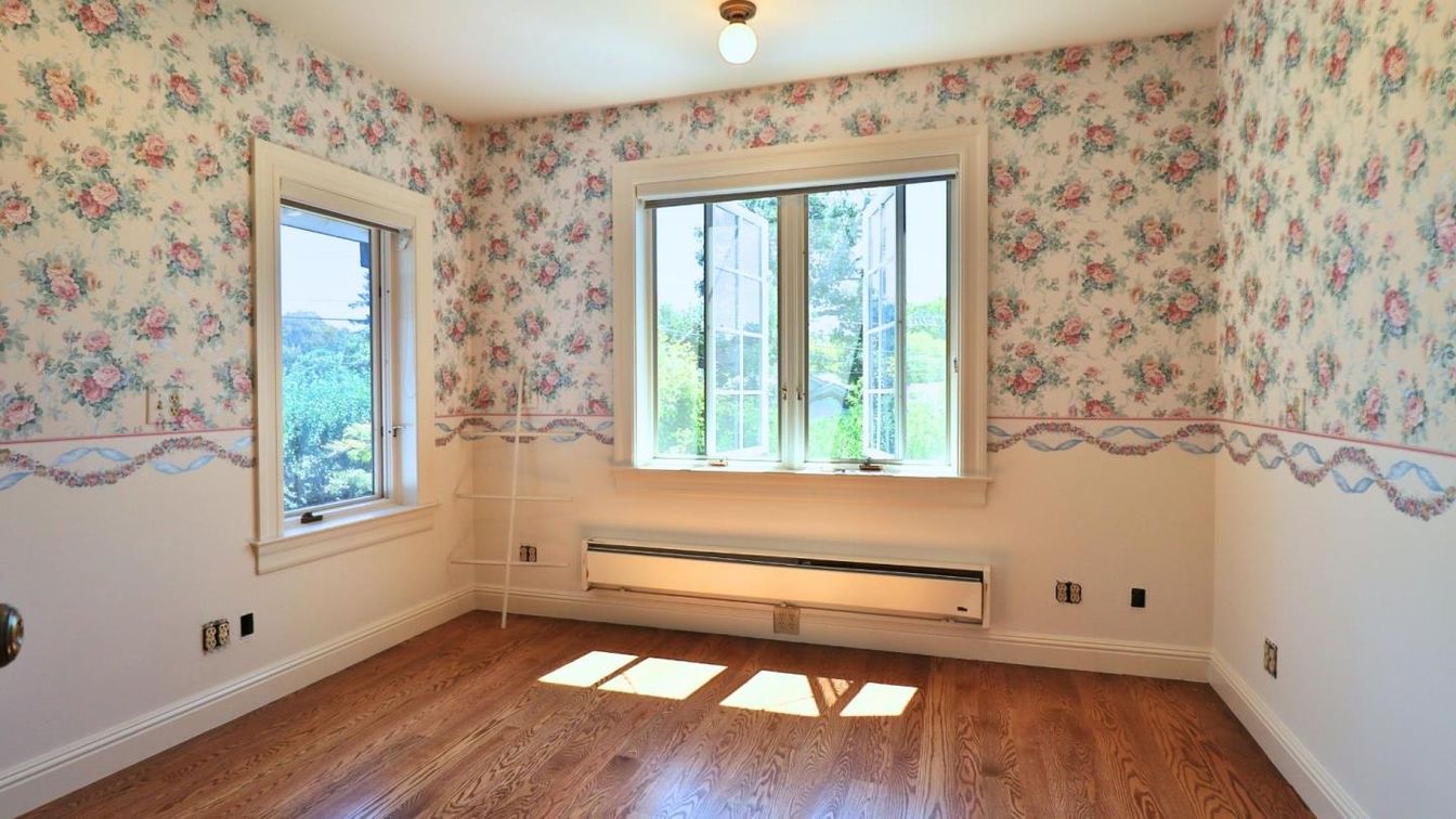 Empty room, Interior, Wood Texture Flooring