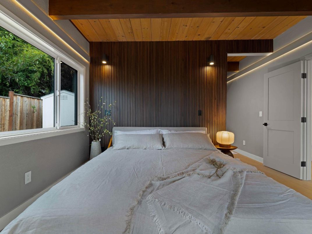 Bedroom, Interior, Wooden Beams, Wooden Ceilings, Wooden Walls