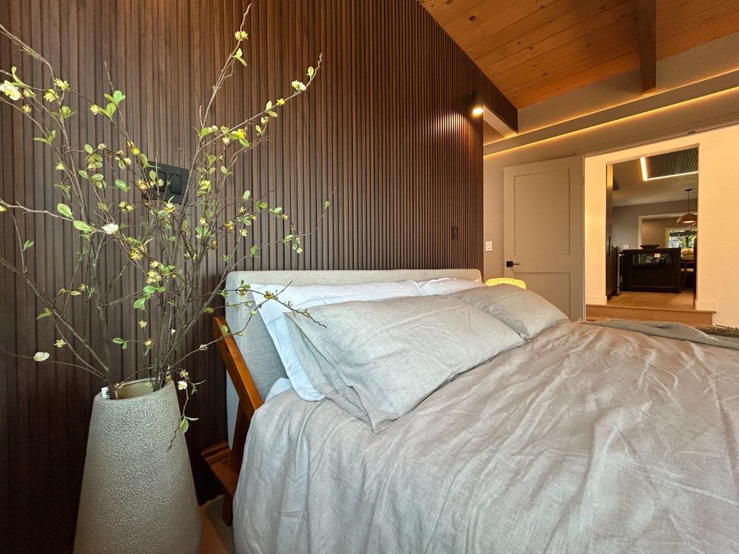 Bedroom, Interior, Wooden Ceilings