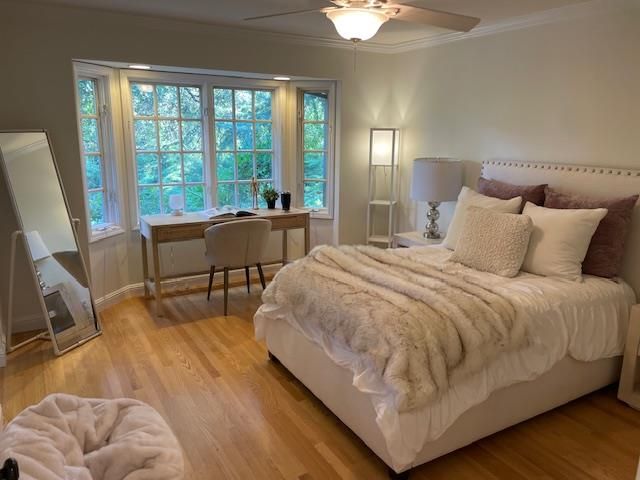 Bedroom, Home Office, Interior, Wood Texture Flooring