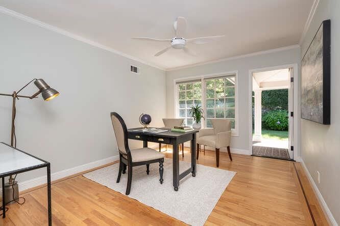 Home Office, Interior, Wood Texture Flooring