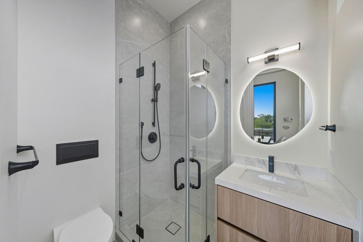 Bathroom, Glass Shower, Interior