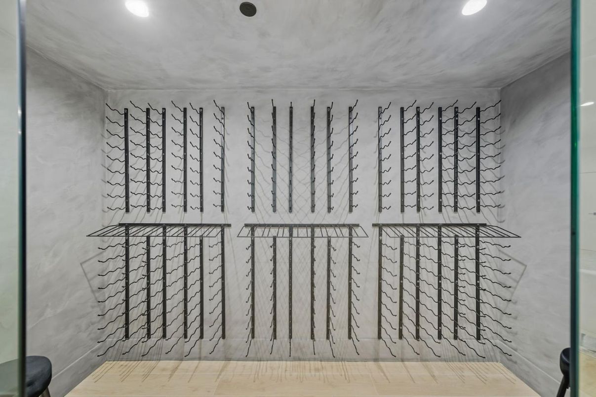 Interior, Recessed Lighting, Wine Storage, Wood Texture Flooring