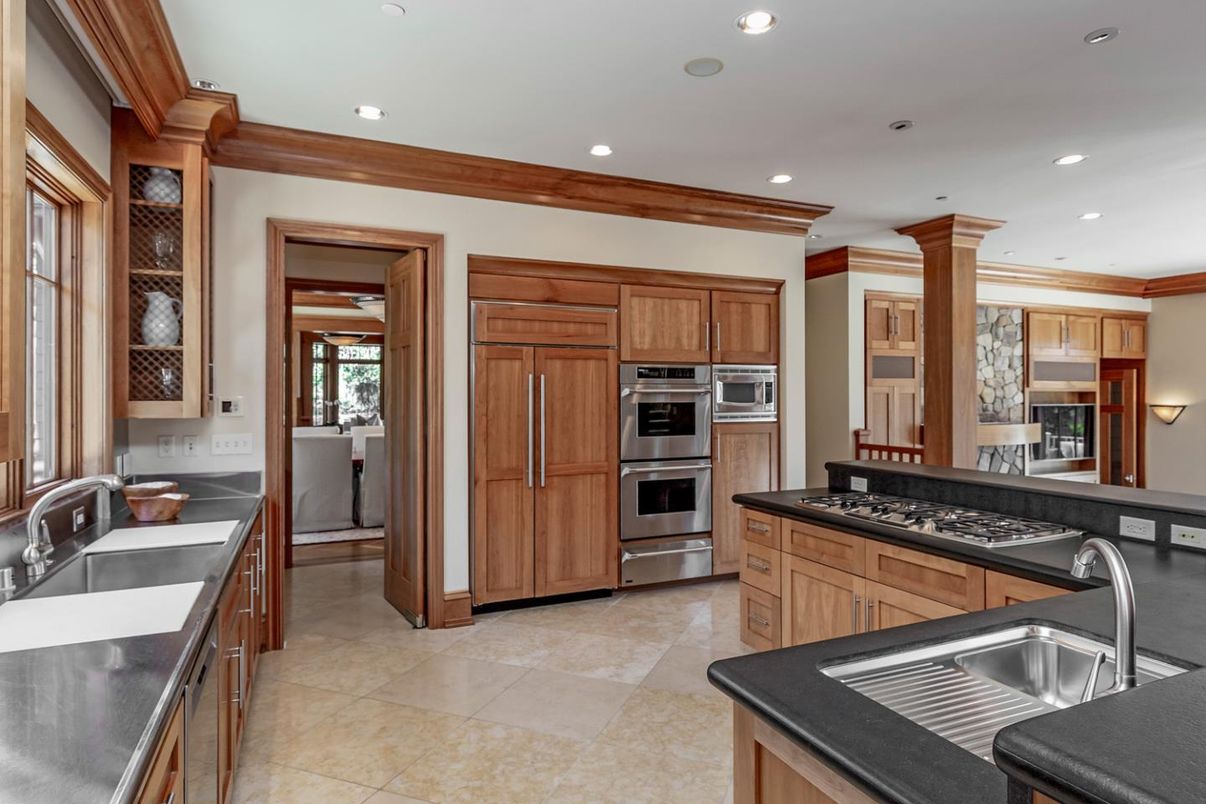 Interior, Kitchen, Recessed Lighting, Stainless Steel Appliances