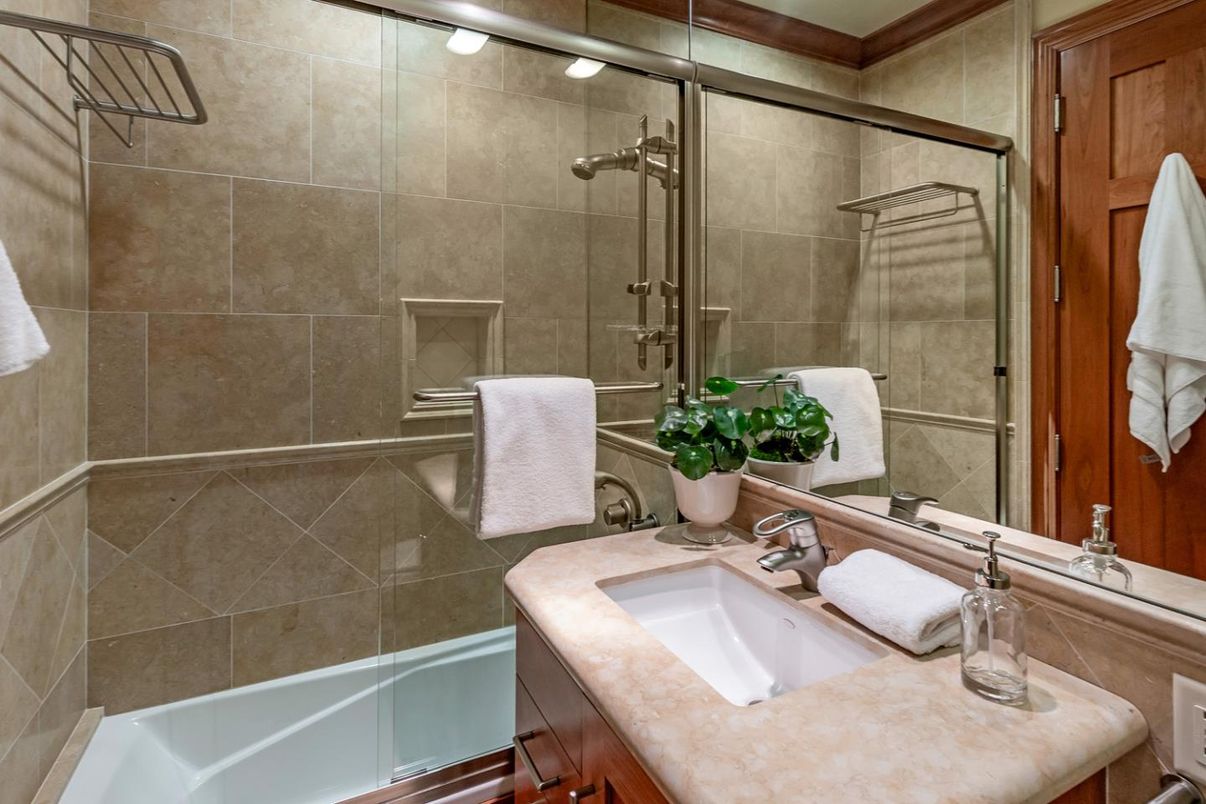 Bathroom, Glass Shower, Interior