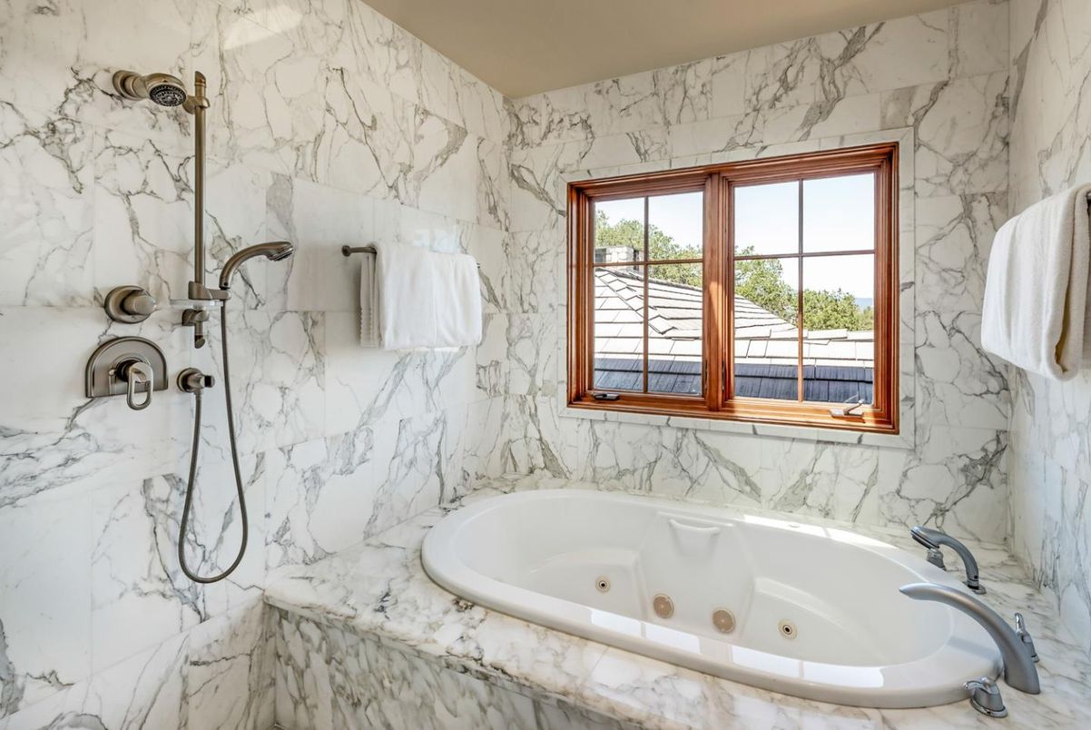 Bathroom, Interior, Marble Walls