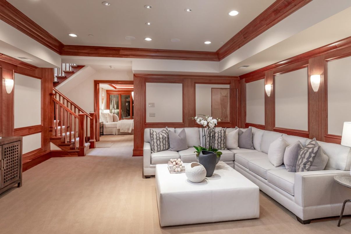 Interior, Living room, Recessed Lighting