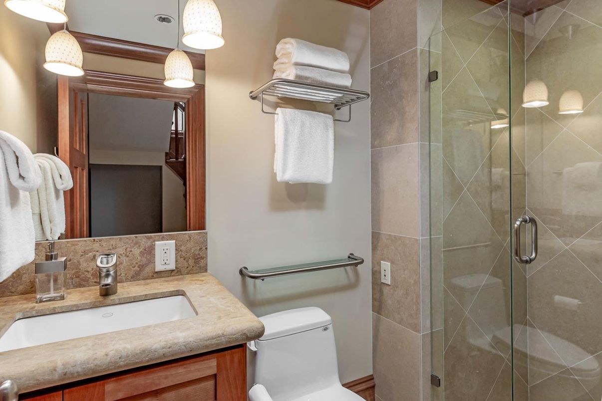 Bathroom, Glass Shower, Interior