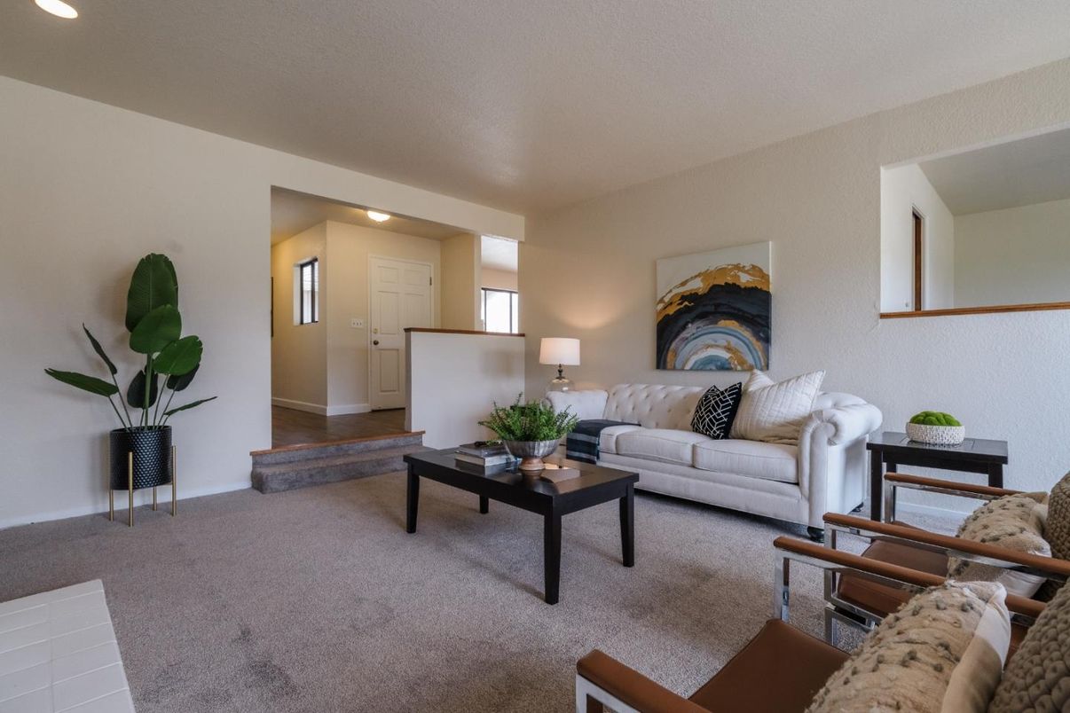 Interior, Living room, Recessed Lighting