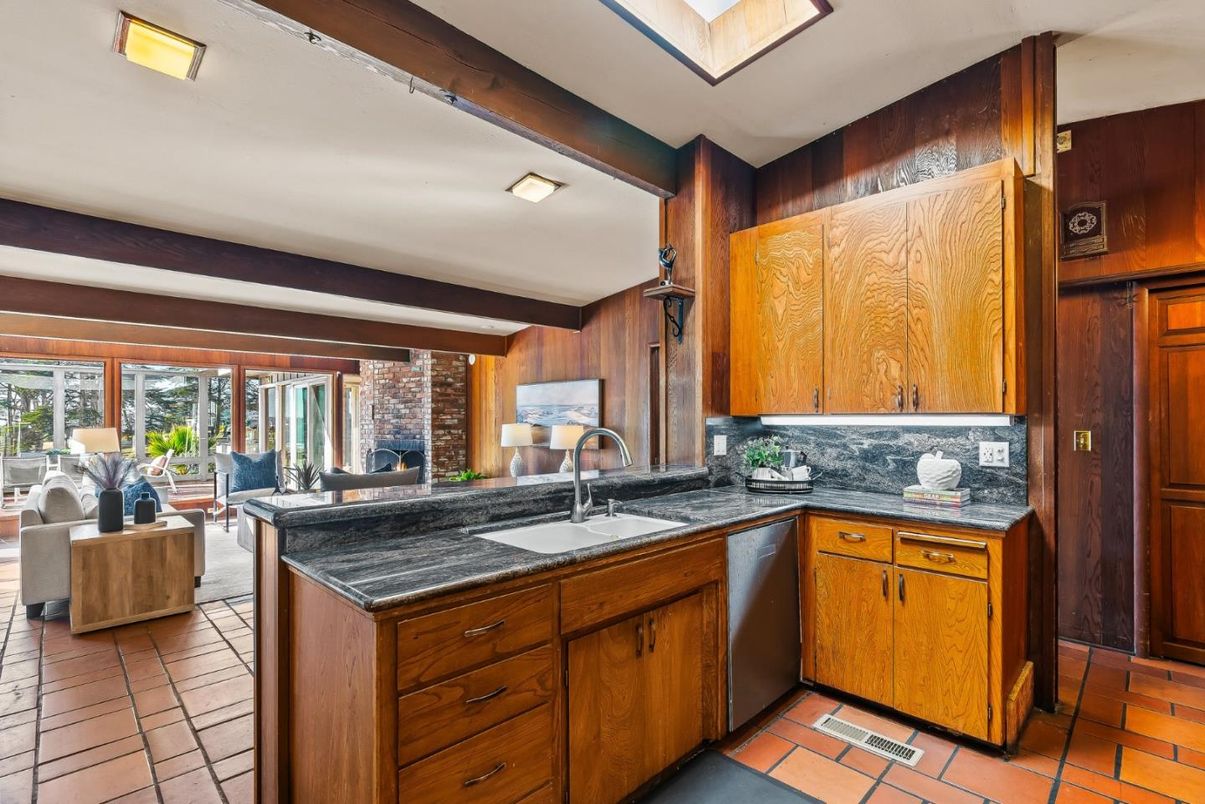 Interior, Kitchen, Living room