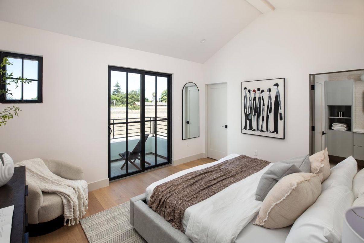 Bedroom, Interior, Wood Texture Flooring