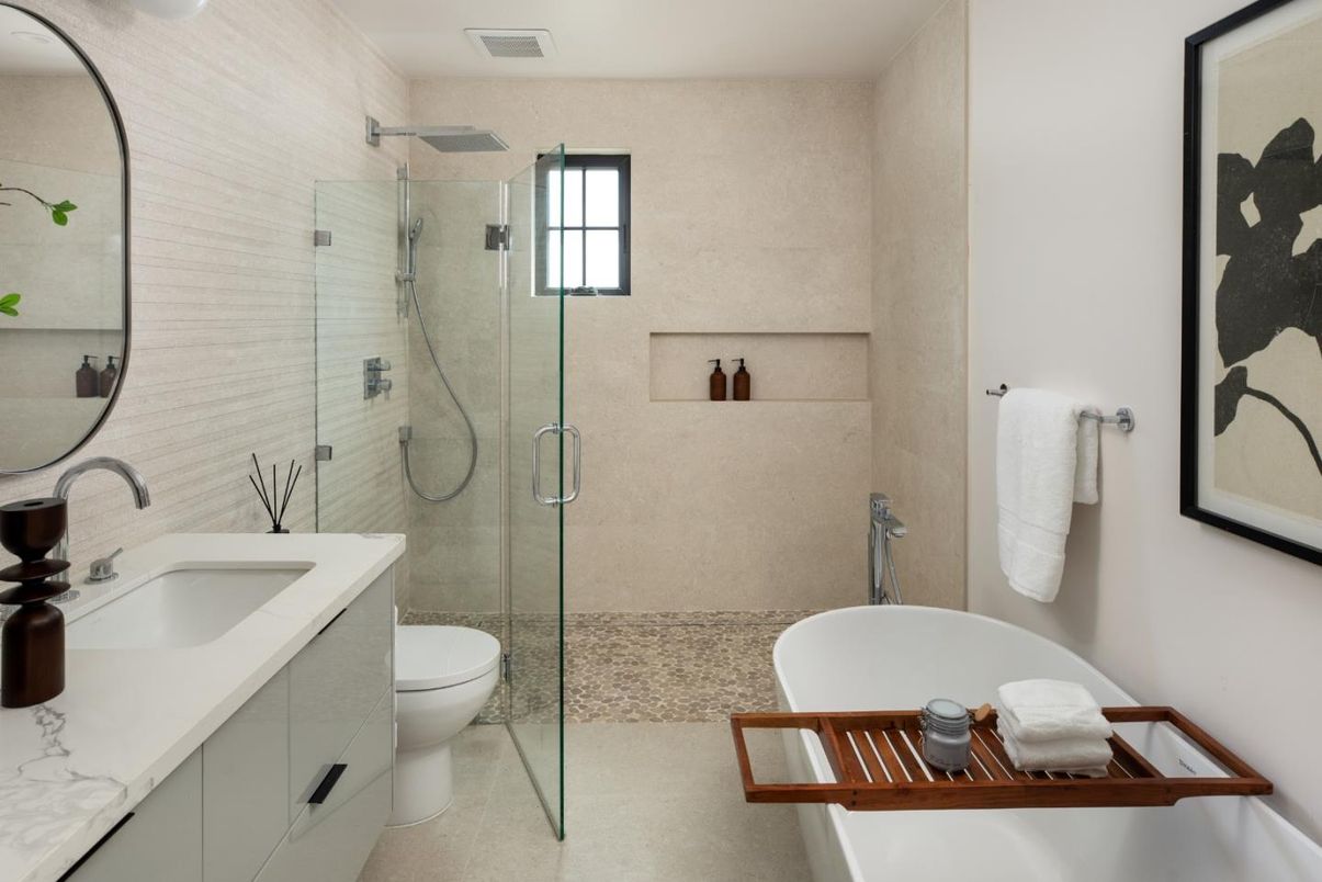 Bathroom, Glass Shower, Interior