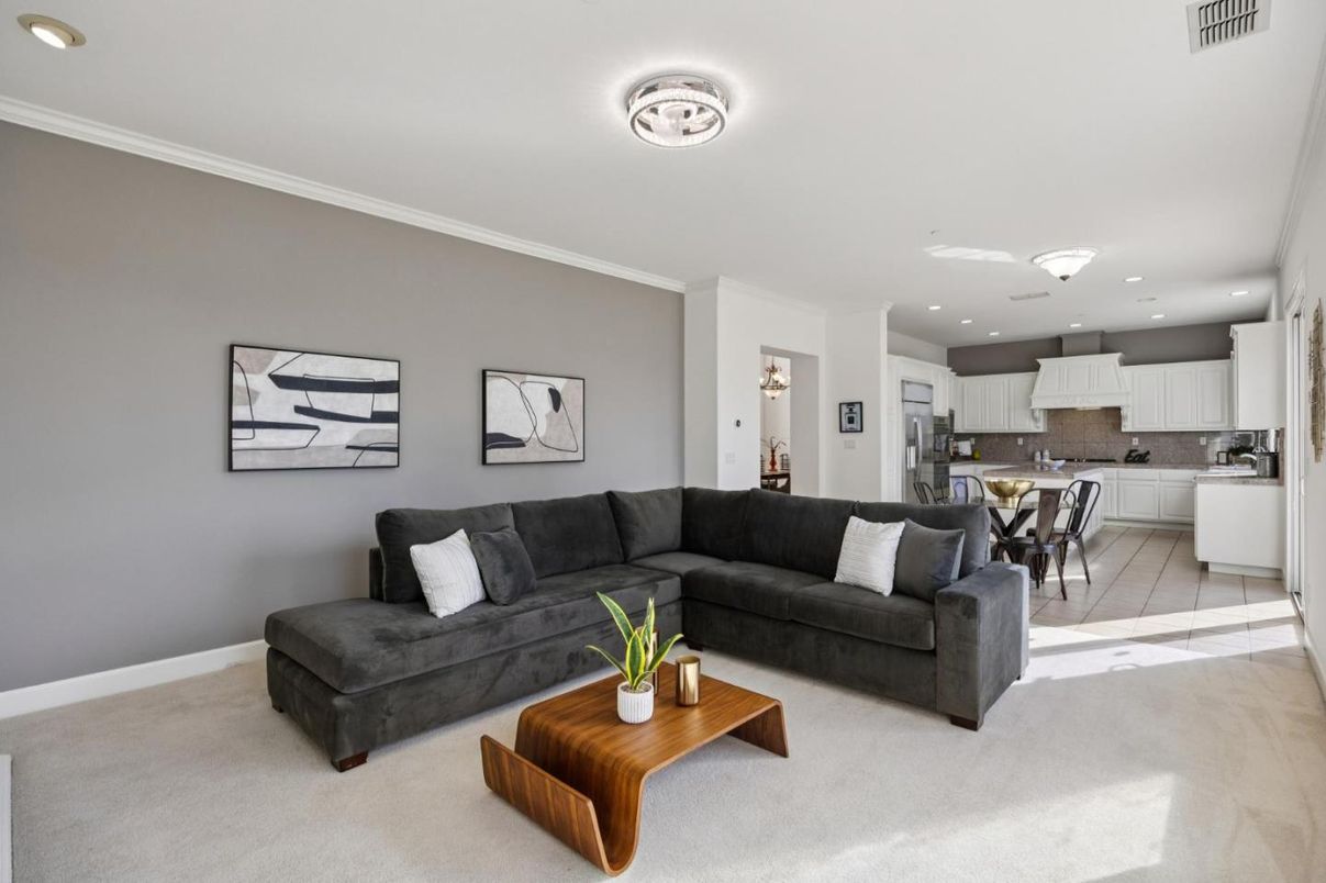 Interior, Kitchen, Living room, Recessed Lighting