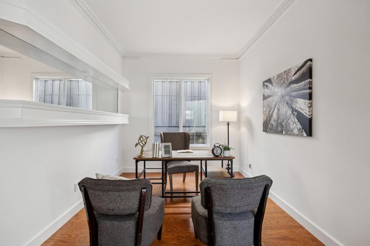 Home Office, Interior, Wood Texture Flooring