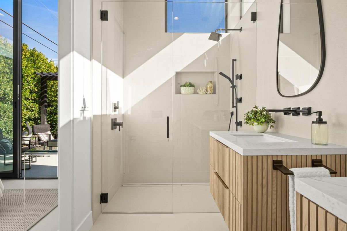 Bathroom, Glass Shower, Interior