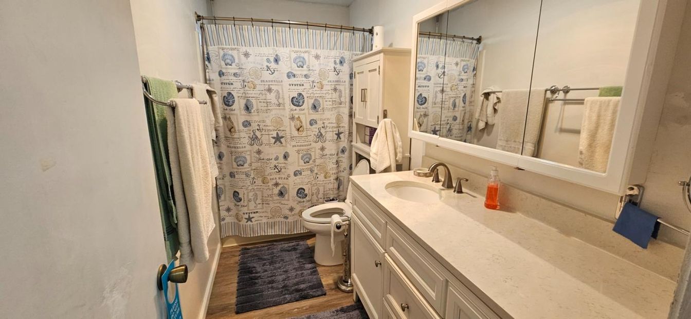 Bathroom, Interior, Wood Texture Flooring