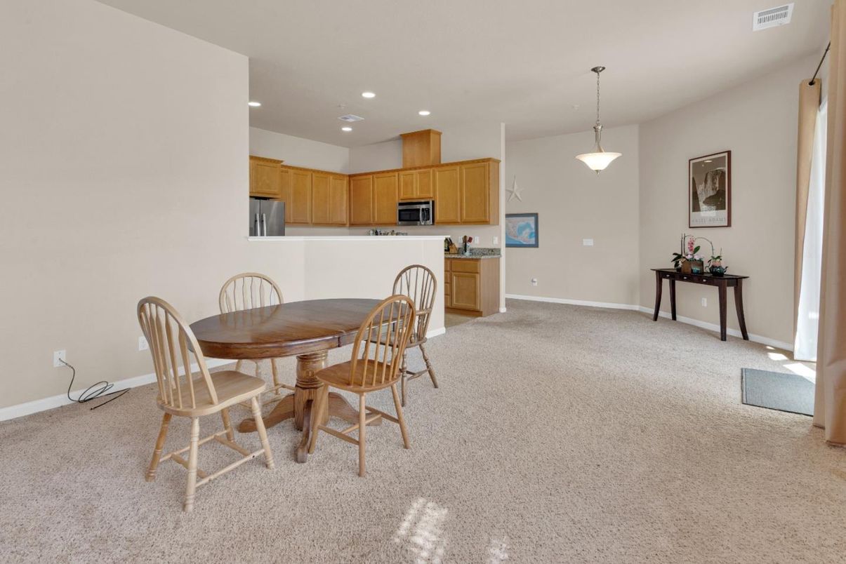 Dining room, Interior, Kitchen, Pendant Lights, Recessed Lighting