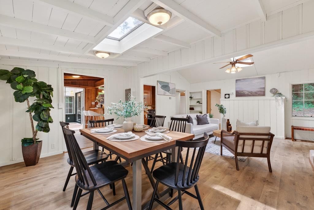 Dining room, Interior, Living room, Wood Texture Flooring