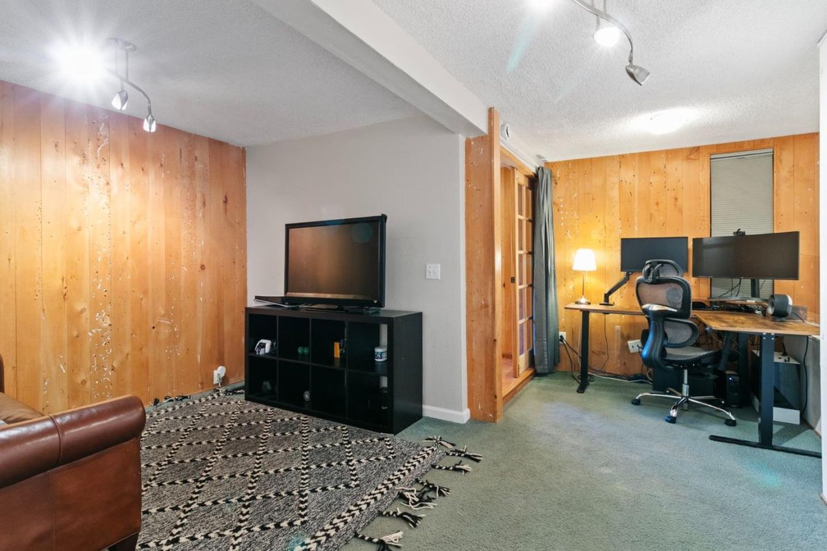 Home Office, Interior, Wooden Walls