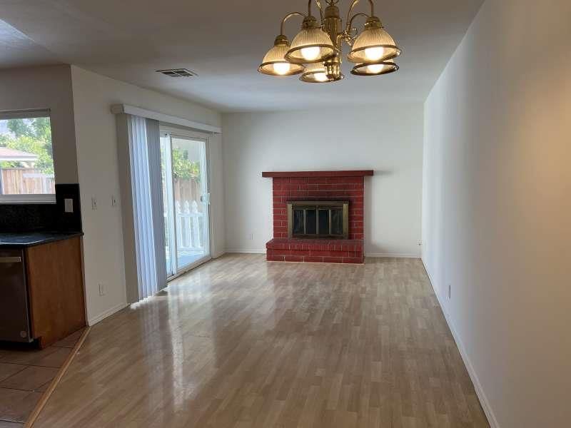 Fireplace, Interior, Wood Texture Flooring
