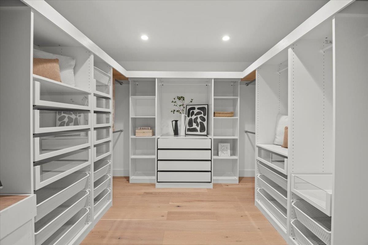 Interior, Recessed Lighting, Walk-in Closets, Wood Texture Flooring