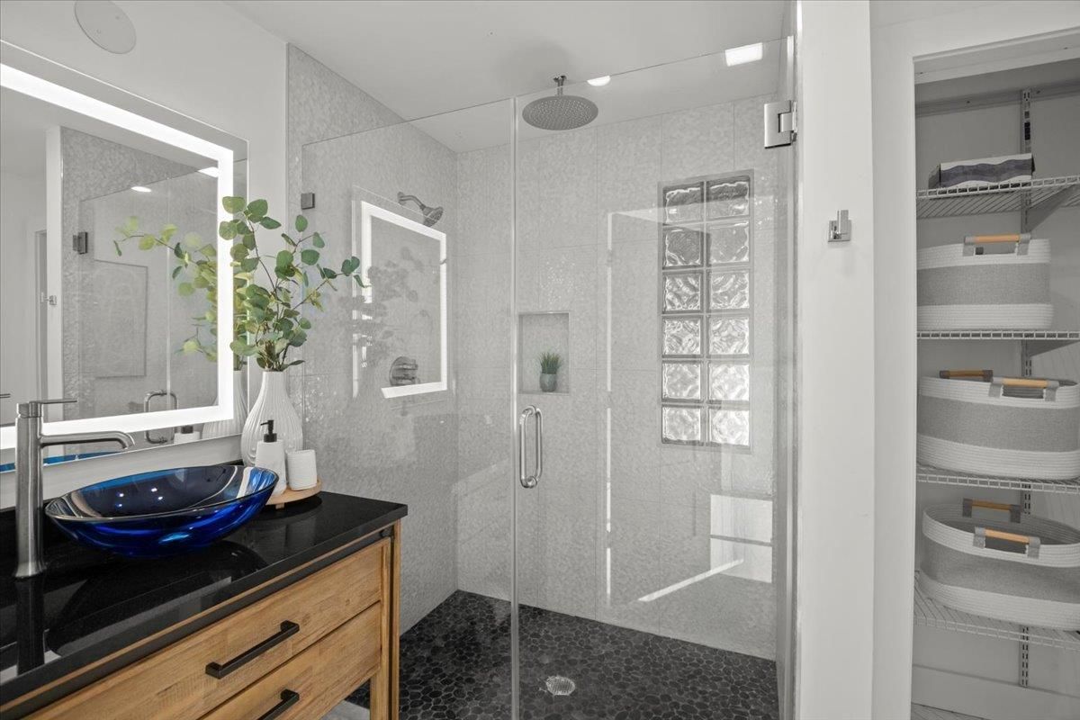 Bathroom, Glass Shower, Interior