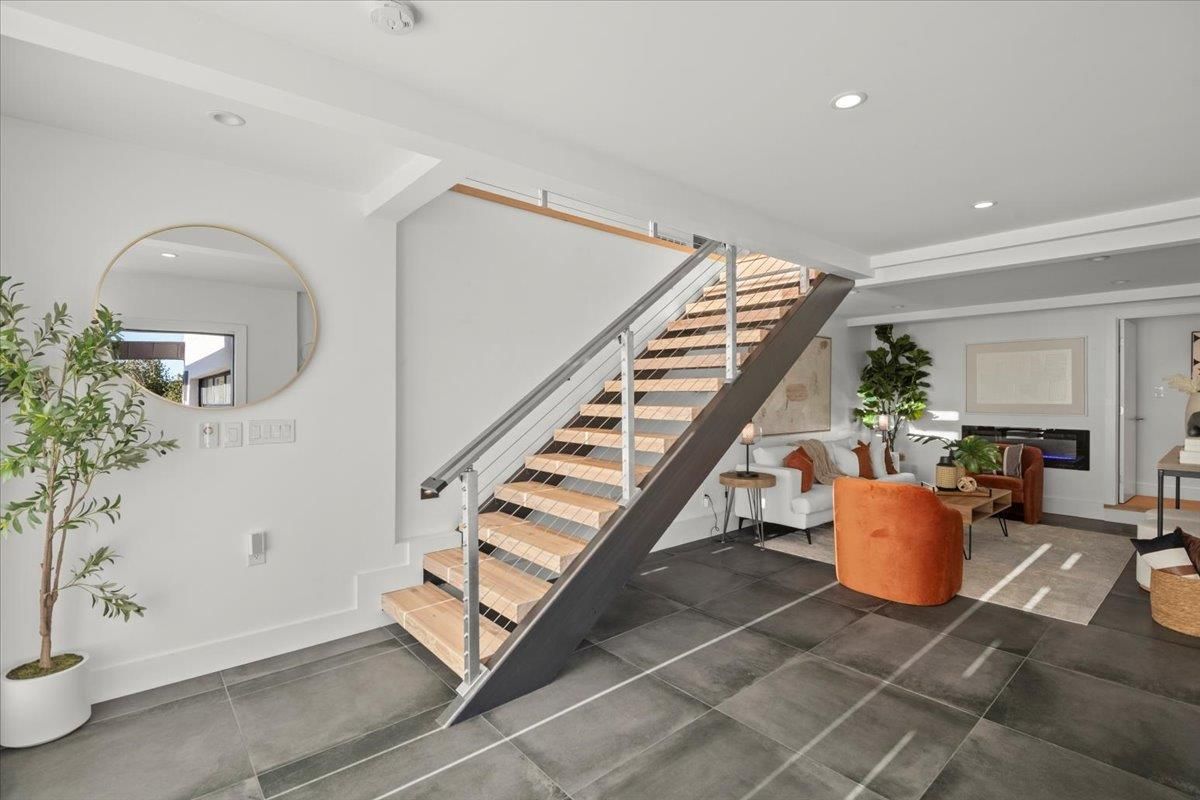 Fireplace, Interior, Living room, Recessed Lighting