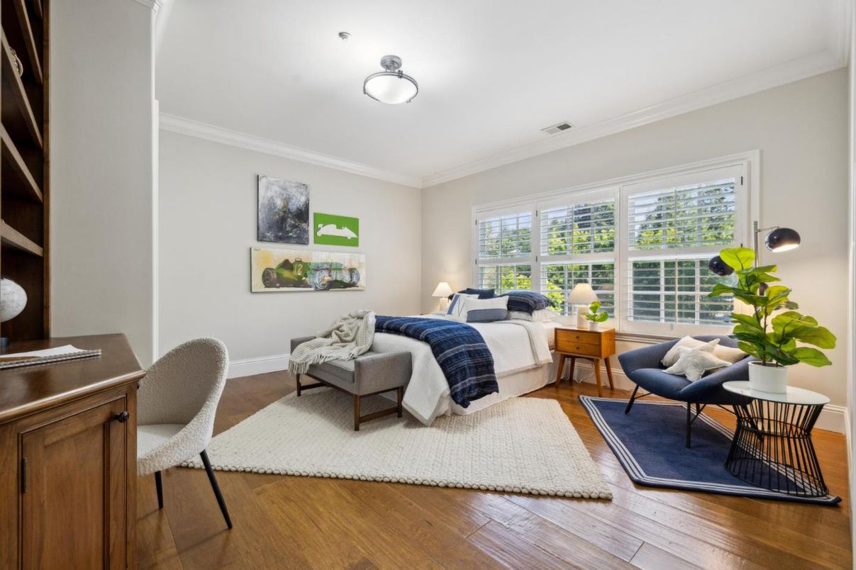 Bedroom, Interior, Wood Texture Flooring