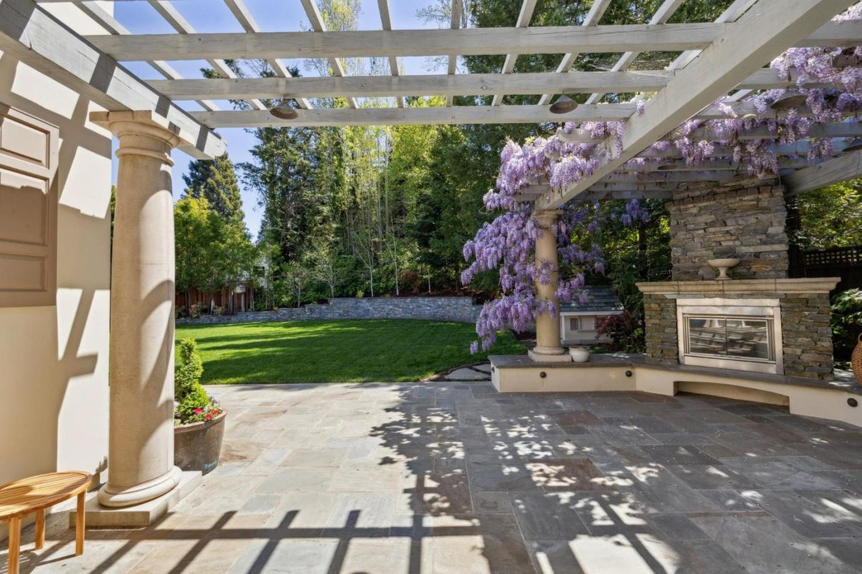 Backyard, Exterior, Fireplace