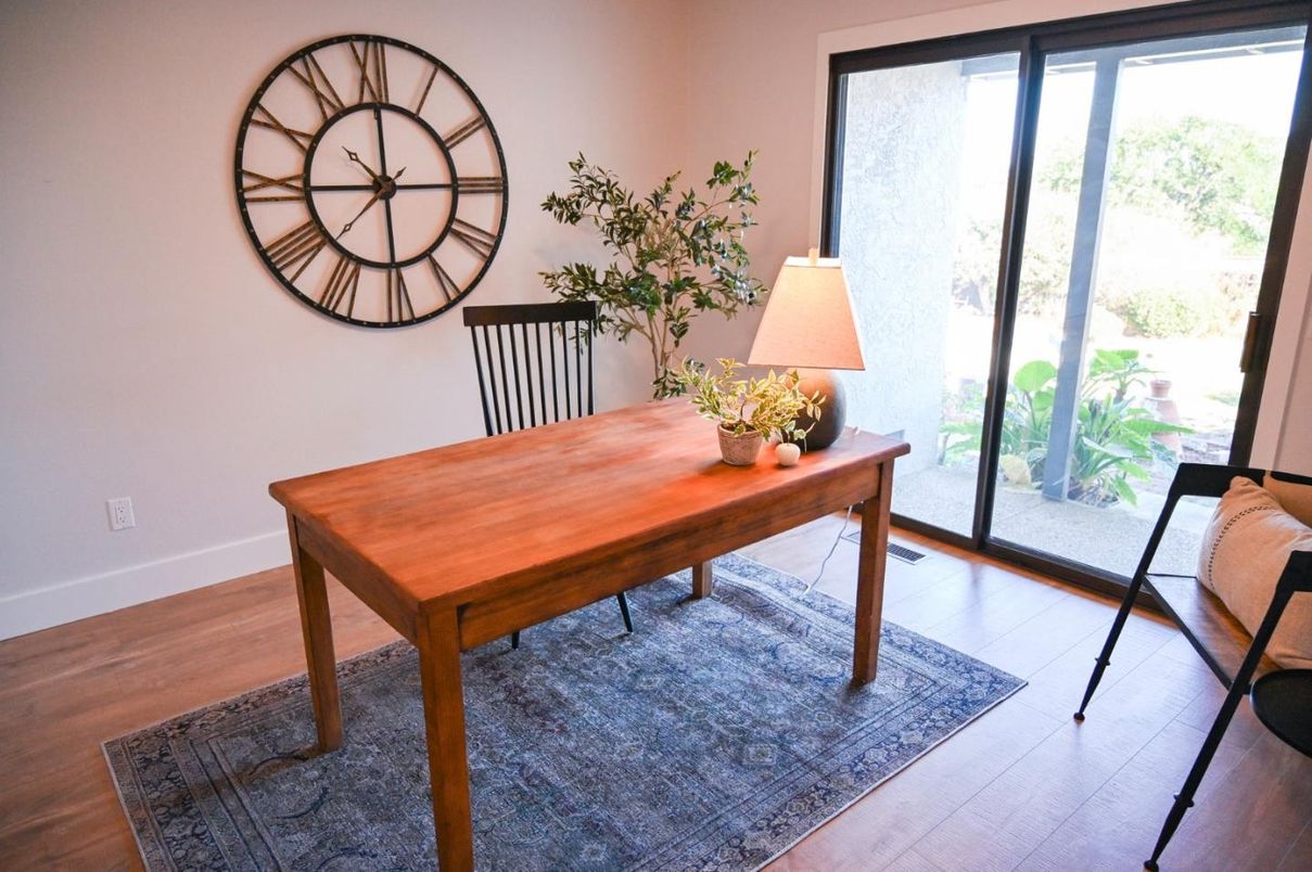 Home Office, Interior, Wood Texture Flooring