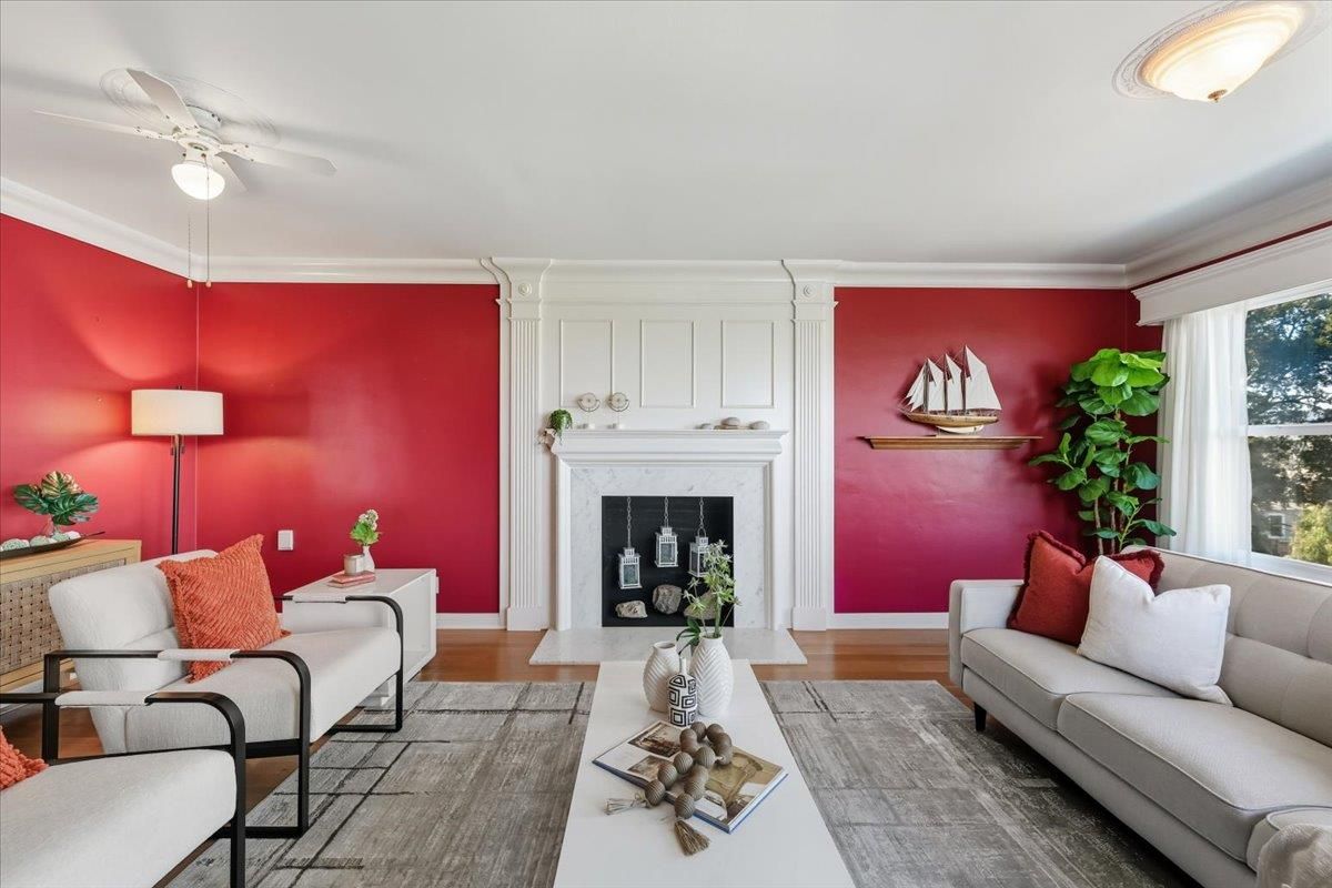 Fireplace, Interior, Living room, Wood Texture Flooring