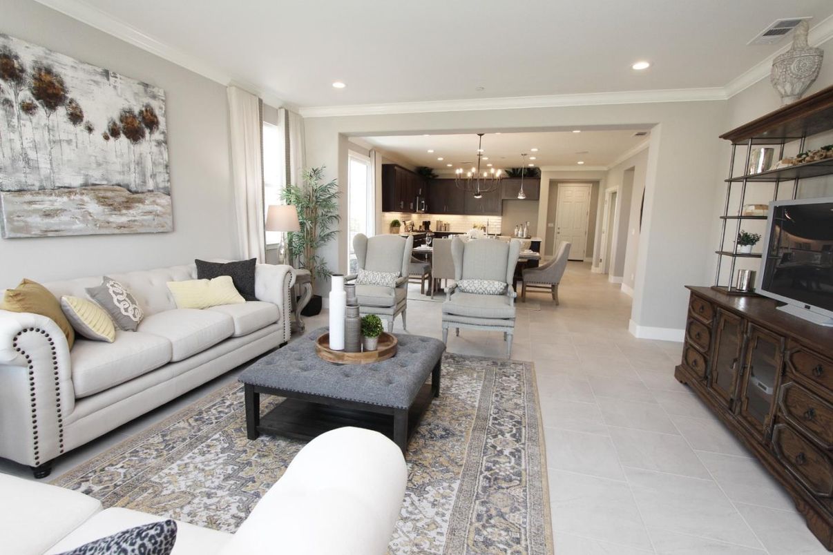 Dining room, Interior, Kitchen, Living room, Pendant Lights, Recessed Lighting