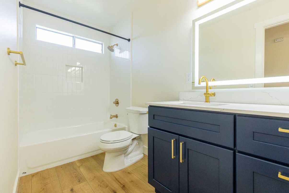 Bathroom, Interior, Wood Texture Flooring
