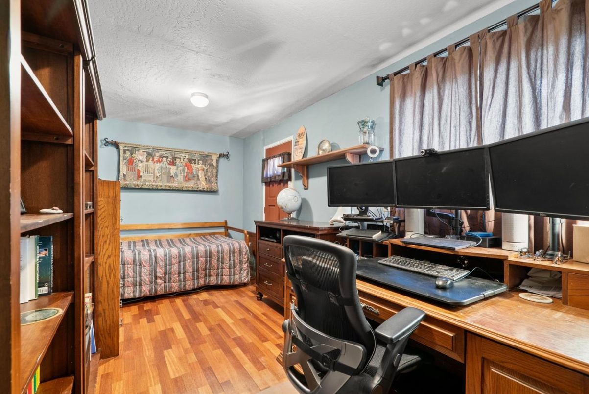 Home Office, Interior, Wood Texture Flooring