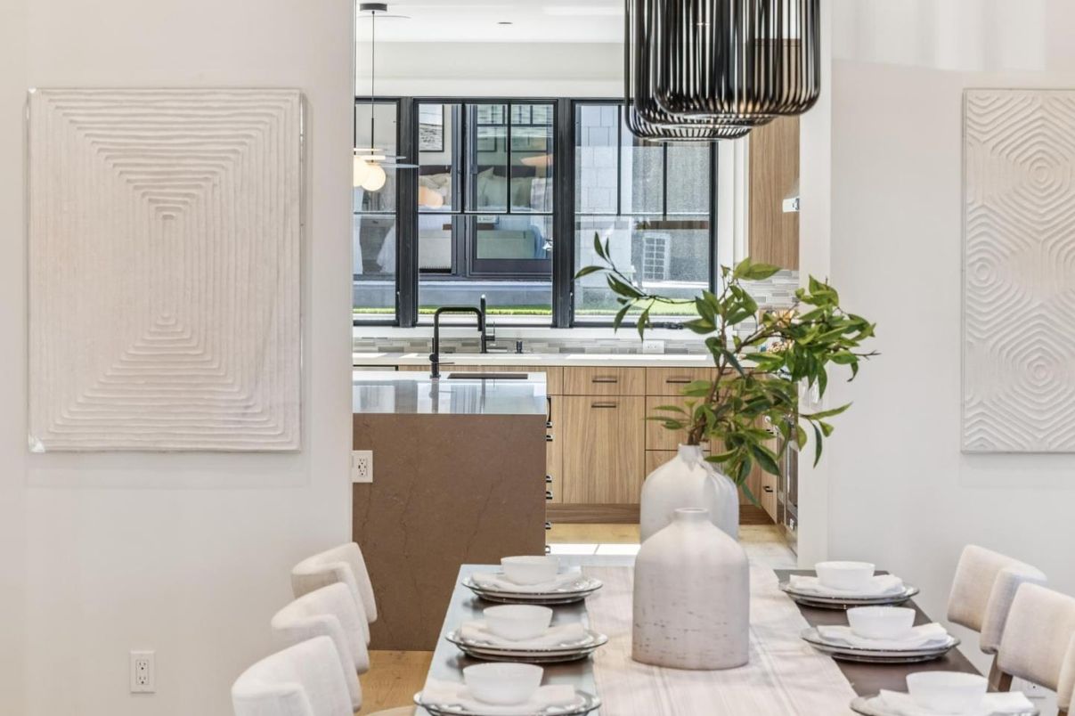 Dining room, Interior, Pendant Lights