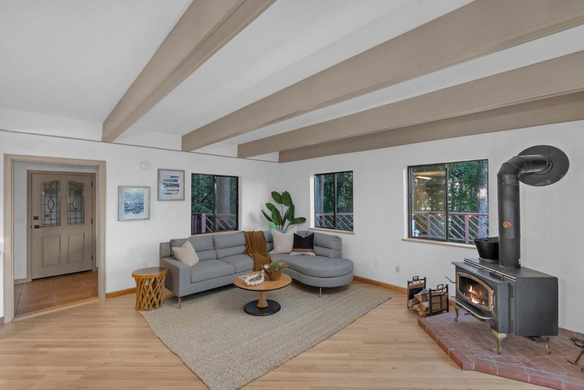 Fireplace, Interior, Living room, Wood Texture Flooring