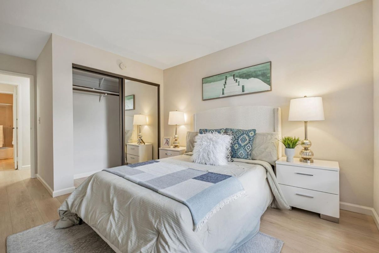 Bedroom, Interior, Wood Texture Flooring