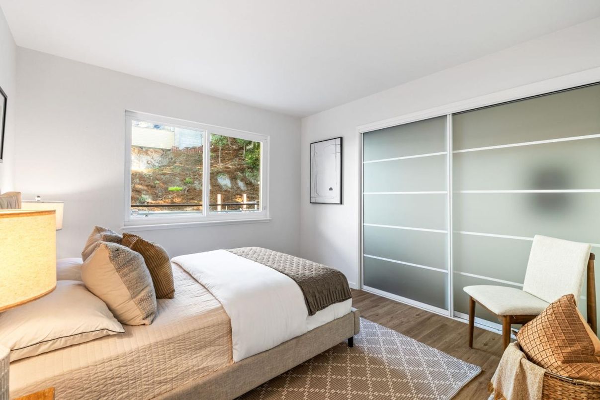 Bedroom, Interior, Wood Texture Flooring