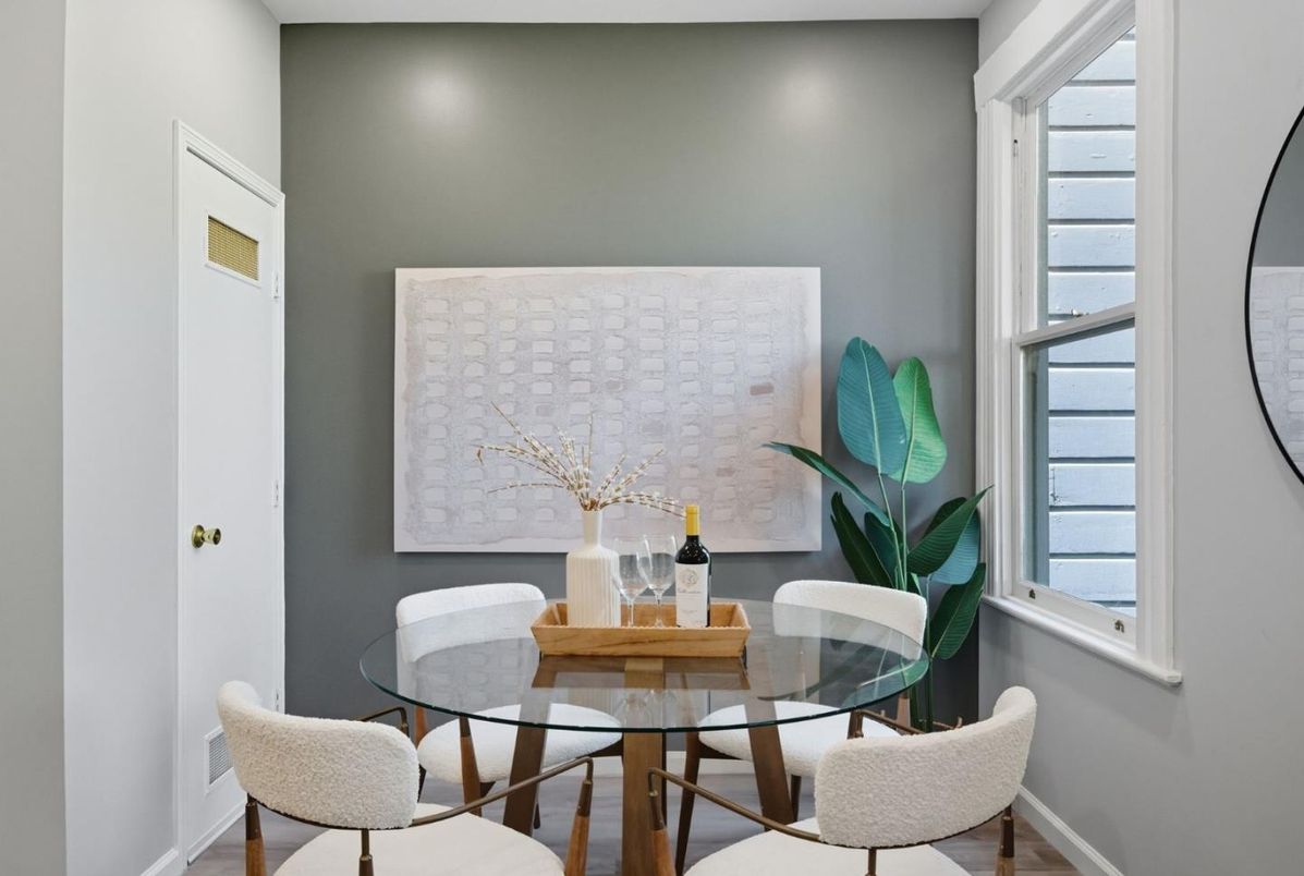 Dining room, Interior, Wood Texture Flooring