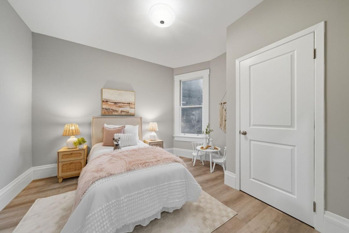 Bedroom, Interior, Wood Texture Flooring