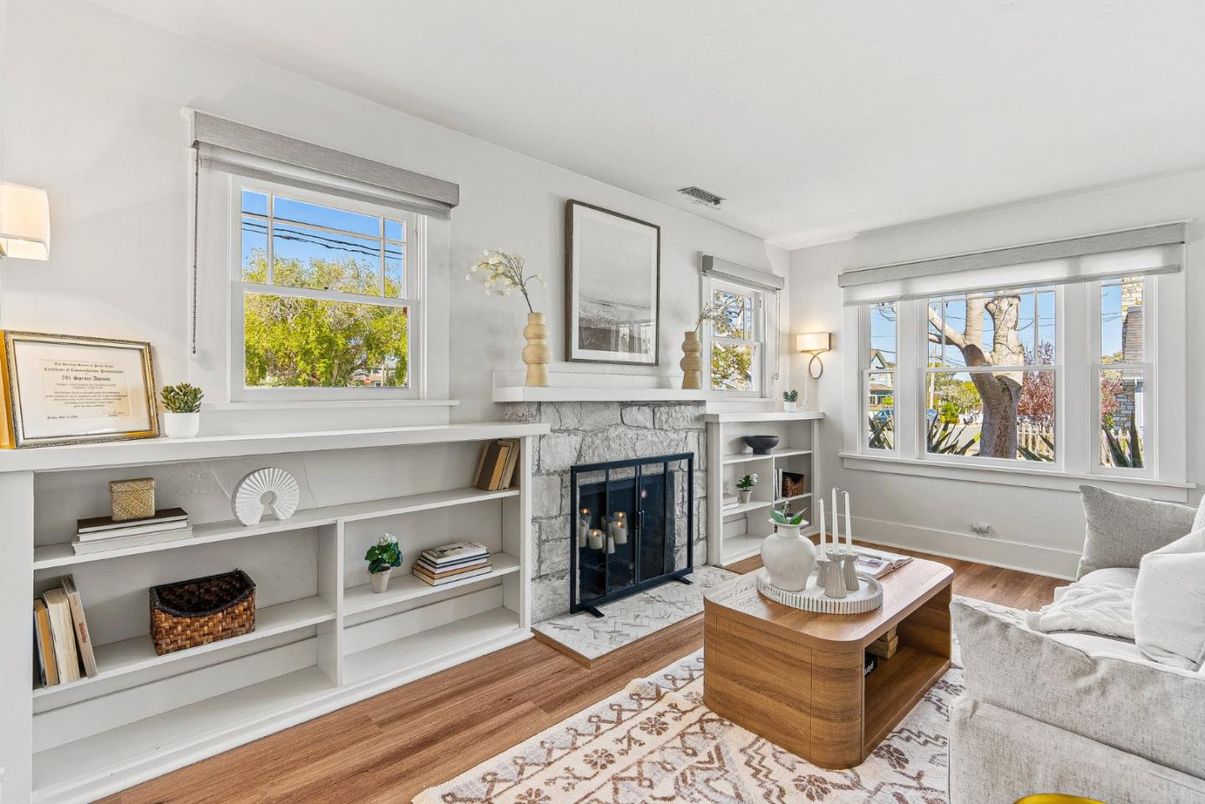 Fireplace, Interior, Living room, Wood Texture Flooring