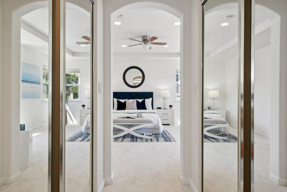 Bedroom, Interior, Recessed Lighting