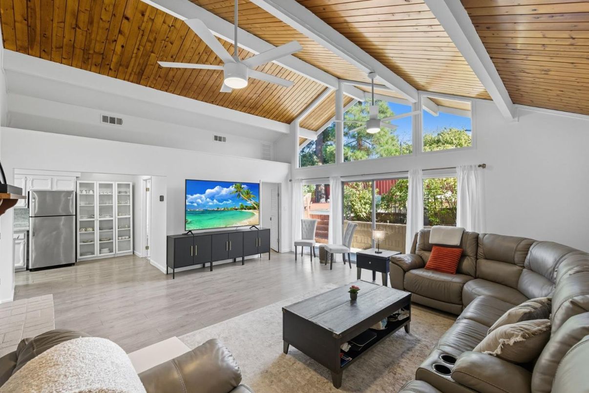 Interior, Living room, Wooden Ceilings, Wood Texture Flooring