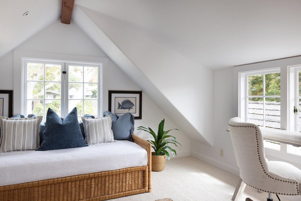 Bedroom, Interior, Wooden Beams