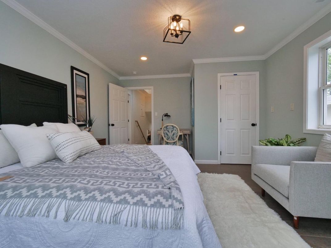 Bedroom, Interior, Recessed Lighting
