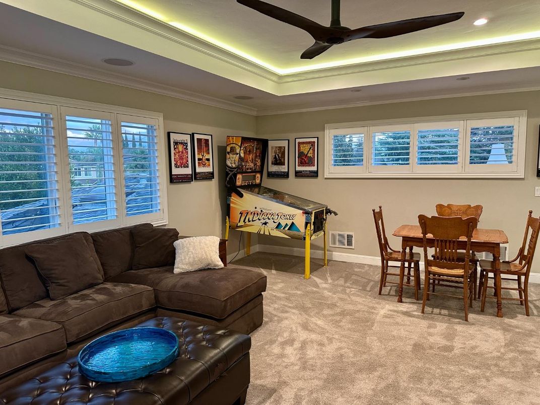 Dining room, Interior, Living room, Recessed Lighting