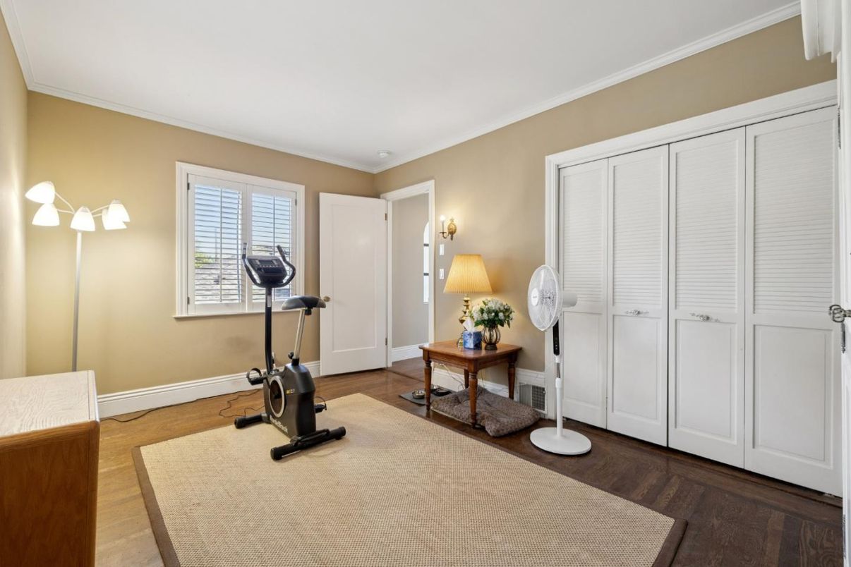 Fitness Equipment, Interior, Wood Texture Flooring
