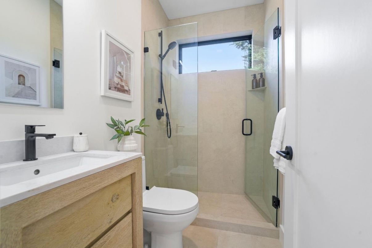 Bathroom, Glass Shower, Interior