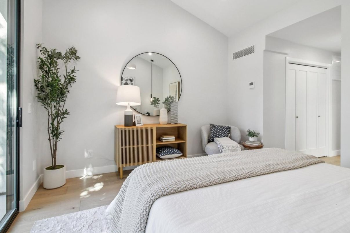 Bedroom, Interior, Wood Texture Flooring