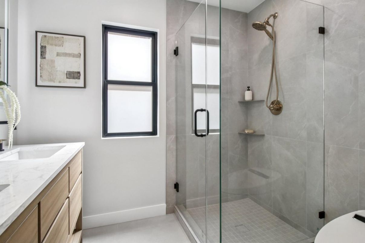 Bathroom, Glass Shower, Interior